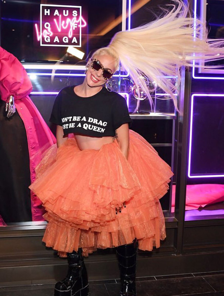 Леди Гага на открытии Haus of Gaga Las Vegas